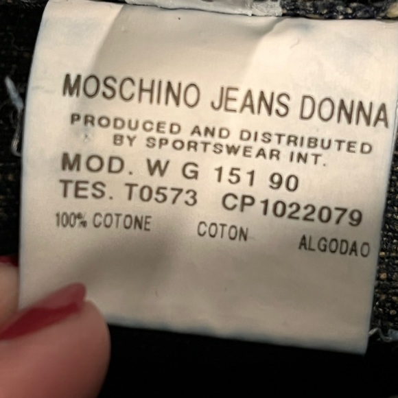 #CCC——MOSCHINO DENIM SKIRT SIZE 8 - Picture 4 of 8